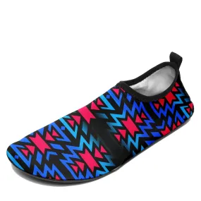 Black Fire Dragonfly Sockamoccs Slip On Shoes