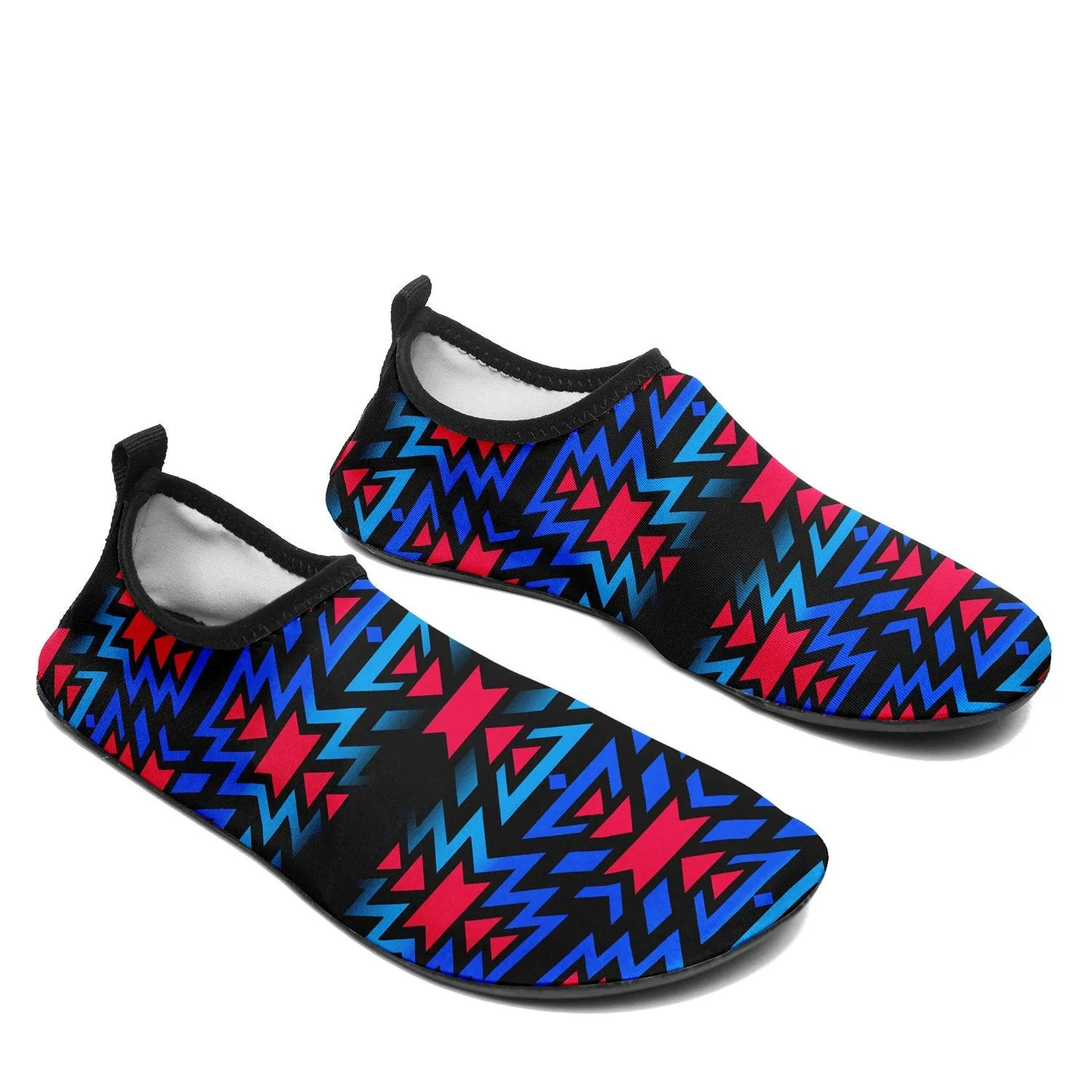 Black Fire Dragonfly Sockamoccs Slip On Shoes