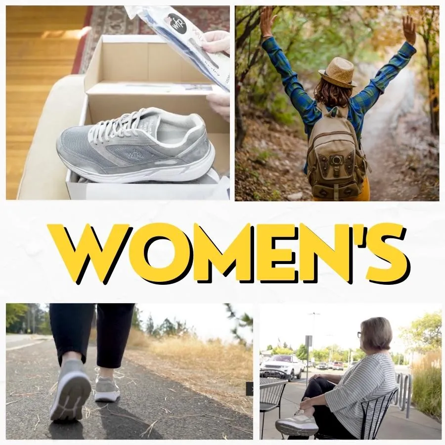 Columbus WFP Walking Boost Shoes for Women - Extra Comfortable Everyday Shoe w/Strap Closure