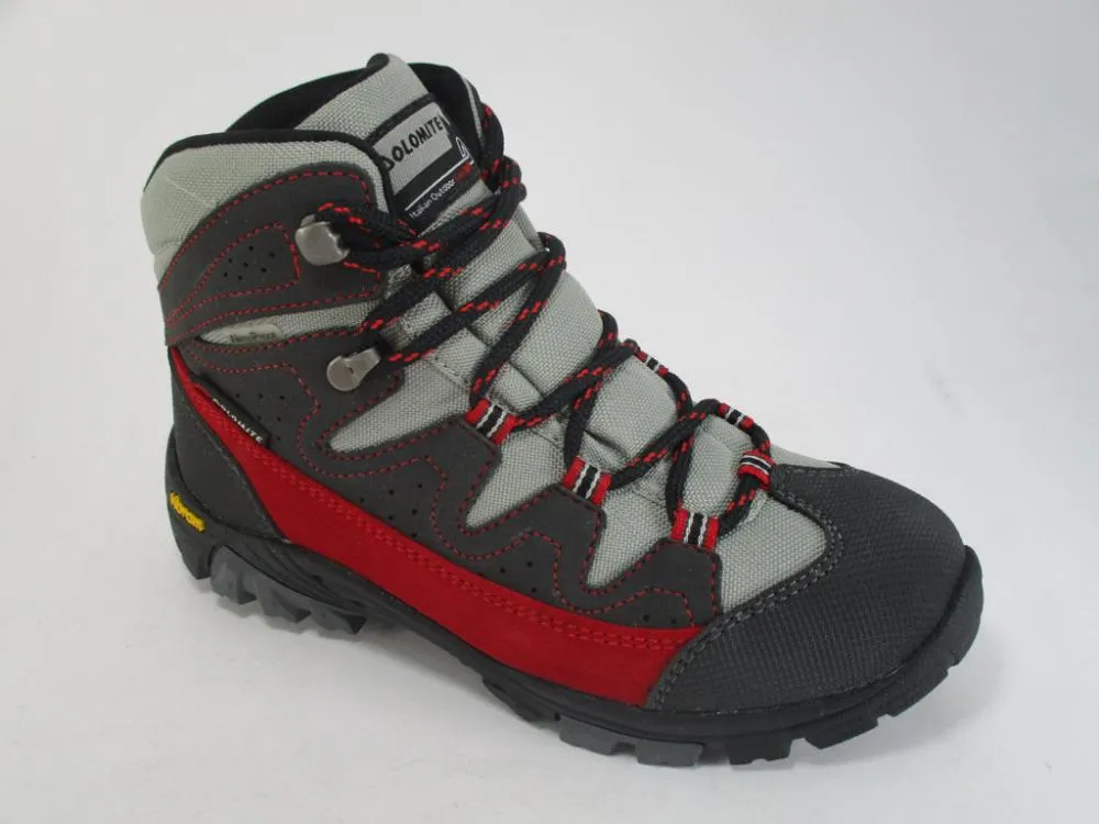 Dolomite scarpinciino da trekking da bambino Marmotta 85568900005 rosso-grigio