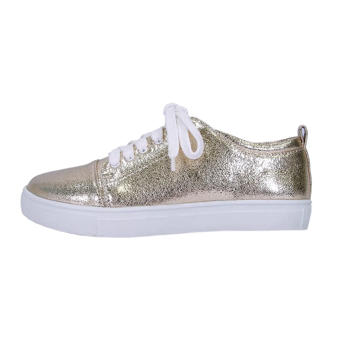 FUZZY Anita Women's Wide Width Comfort Lace-up Sneakers