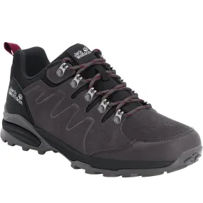 Jack Wolfskin Womens Refugio Texapore Waterproof Walking Shoes - Steel