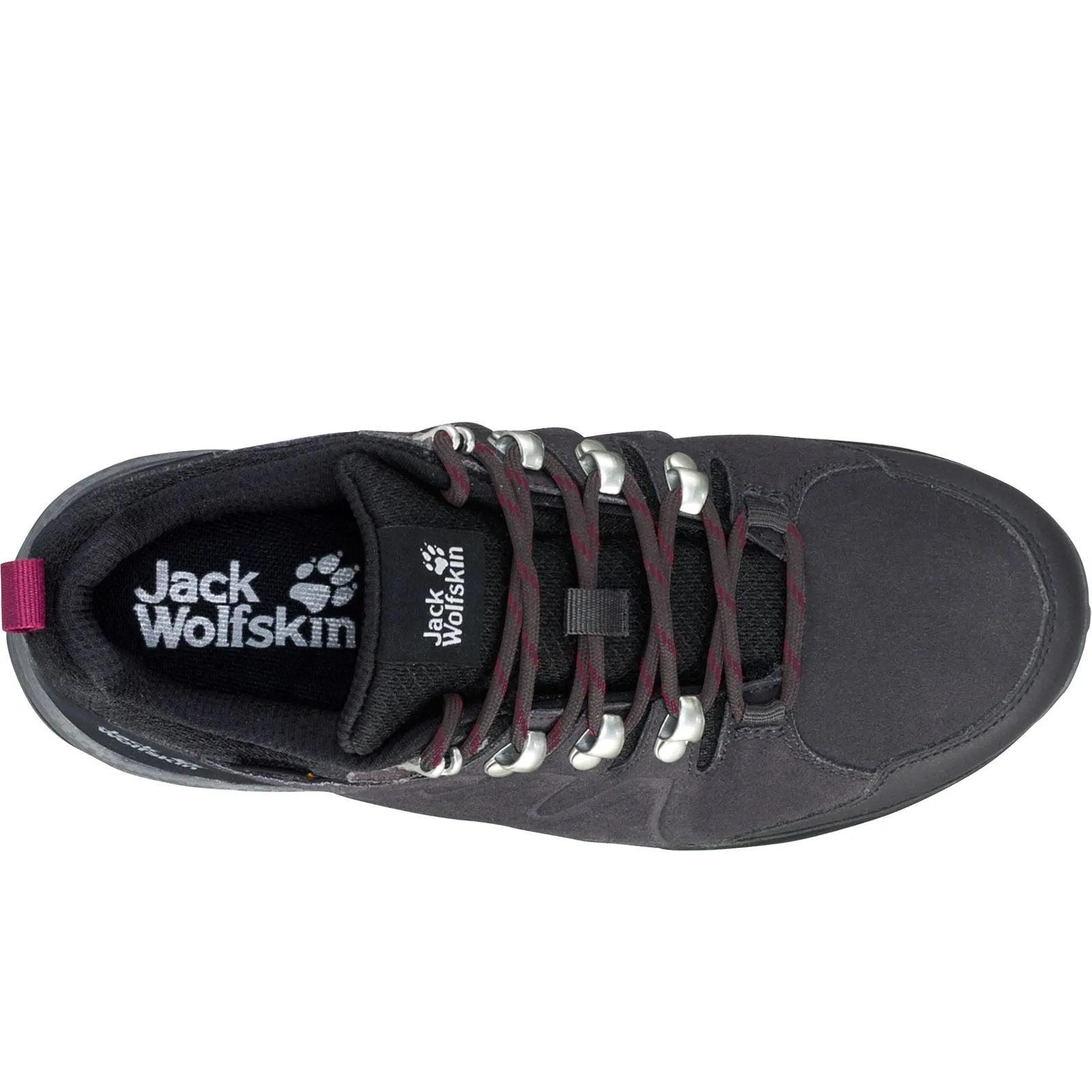 Jack Wolfskin Womens Refugio Texapore Waterproof Walking Shoes - Steel