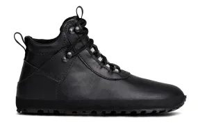 Men's Hiker black xWide barefoot ankle trekking boots