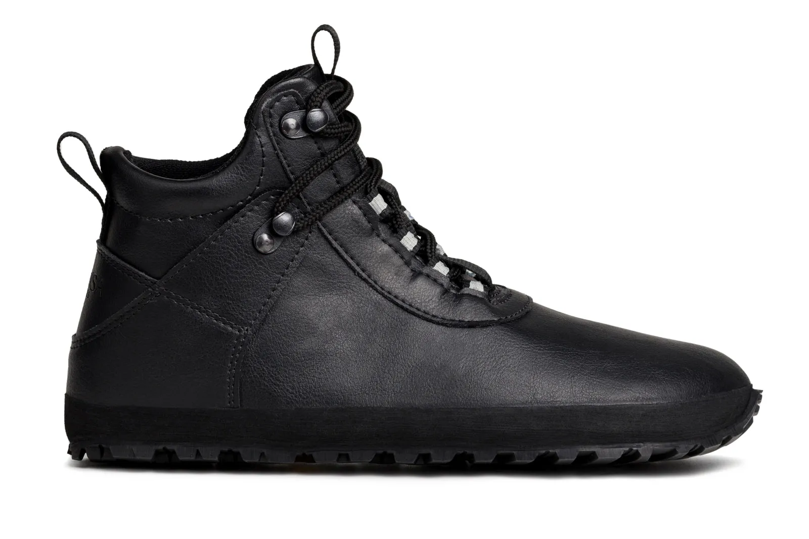 Men's Hiker black xWide barefoot ankle trekking boots