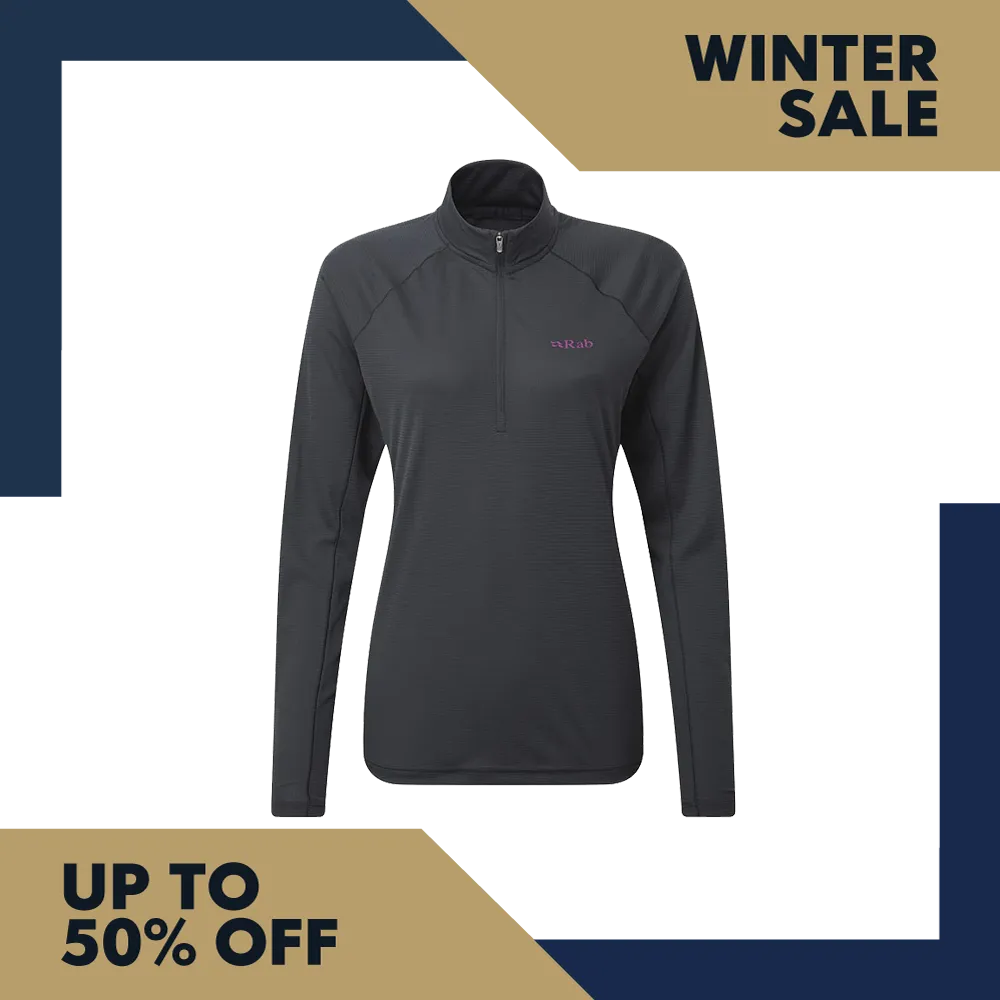 Rab Pulse LS Zip Women's Ebony