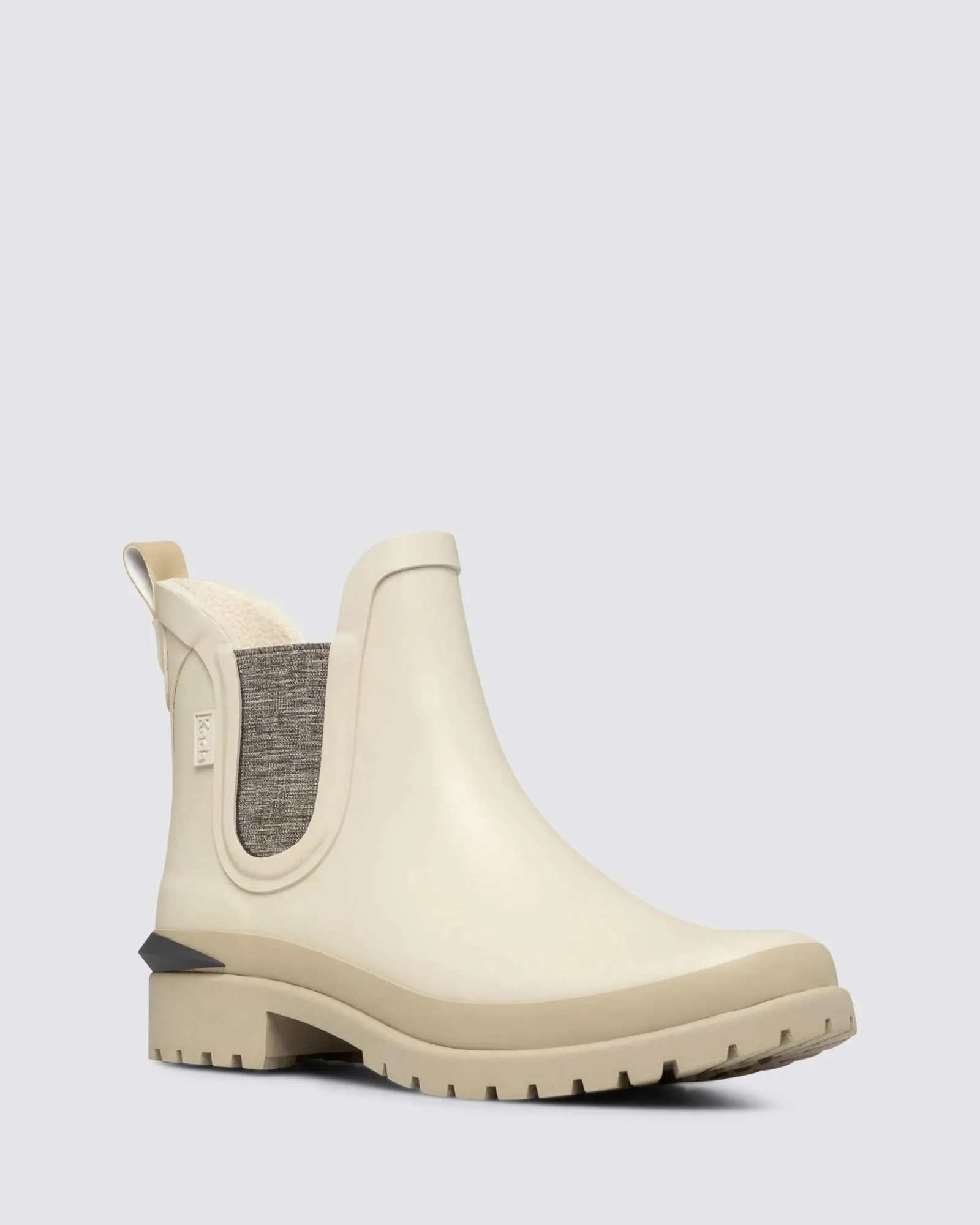 ROWAN RAIN BOOT PUTTY RUBBER ANKLE BOOT