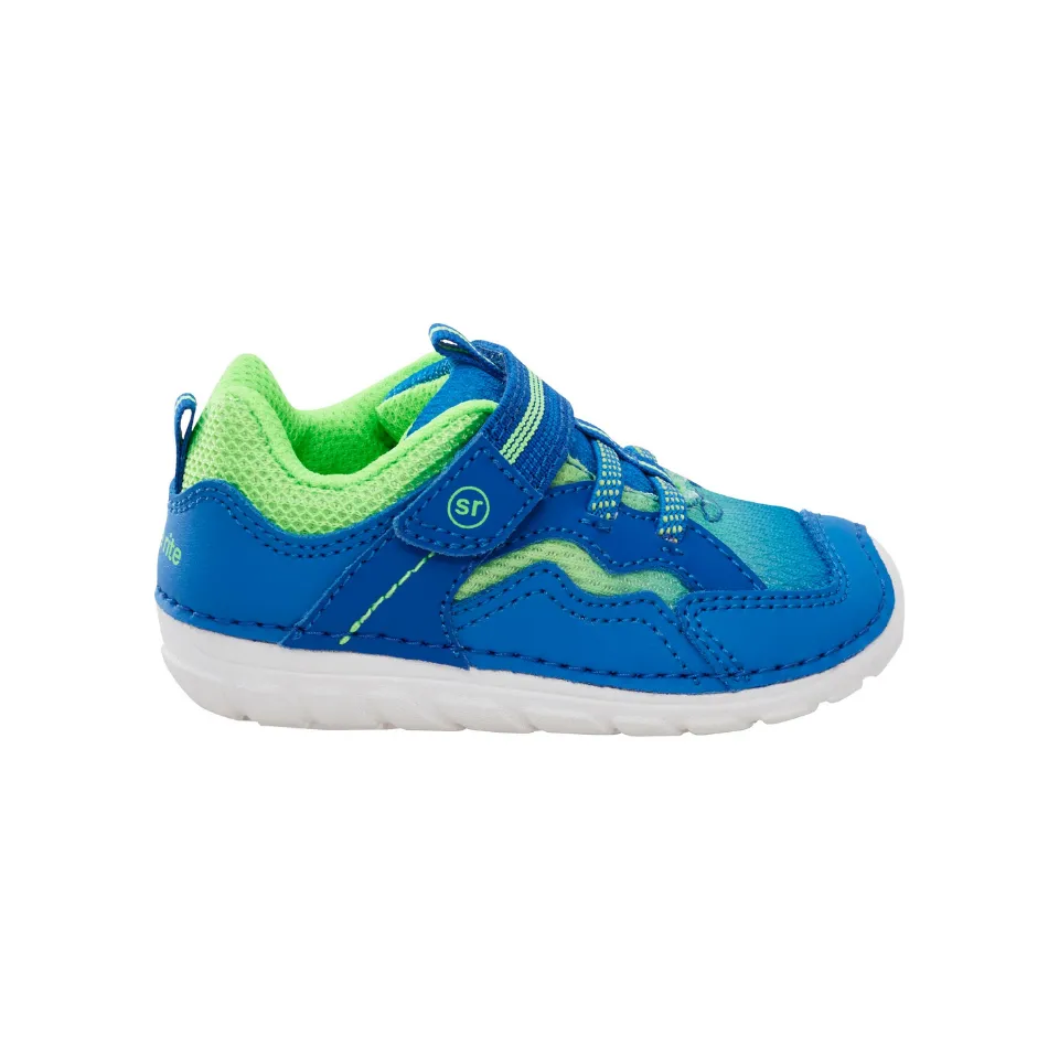 Stride Rite Kylo | Blue/Lime Toddler Sneaker