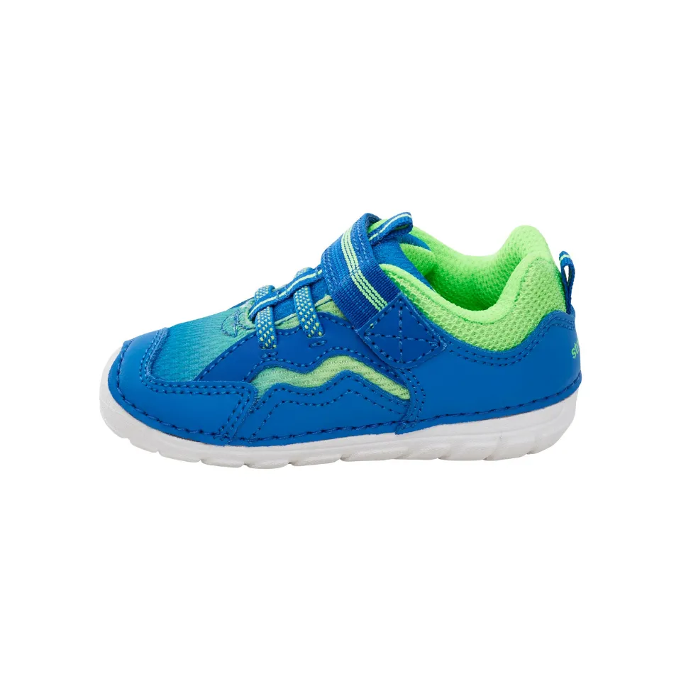 Stride Rite Kylo | Blue/Lime Toddler Sneaker