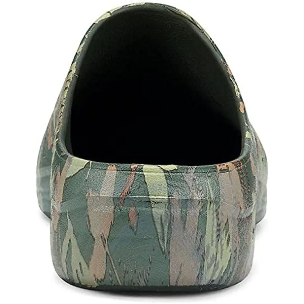 Tgarden Dark Green Multi Print Easy Spirit Garden Clogs